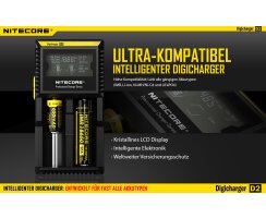 NiteCore Digicharger D2 EU B-Stock