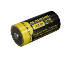 NiteCore CR123A 16340 Li-Ion Akku 950mAH NL169